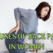 Causes of Back Pain in Women