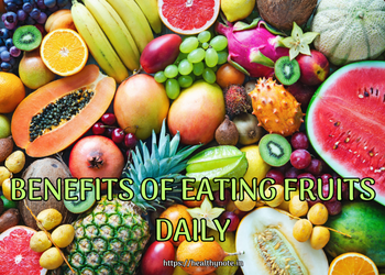 Benefits of eating fruits daily