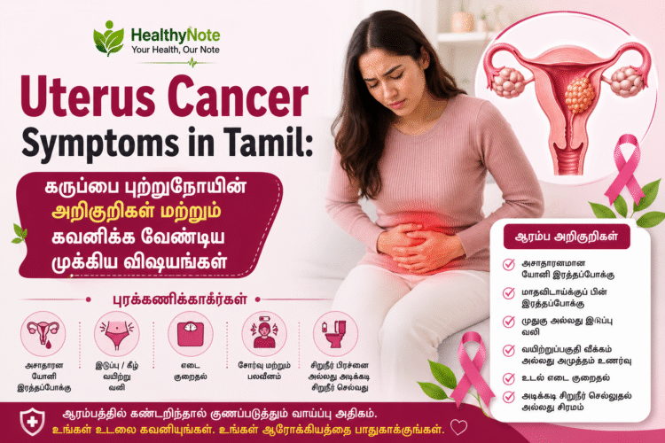 Uterus Cancer Symptoms in Tamil: கருப்பை புற்றுநோயின் அறிகுறிகள் மற்றும் கவனிக்க வேண்டிய முக்கிய விஷயங்கள்